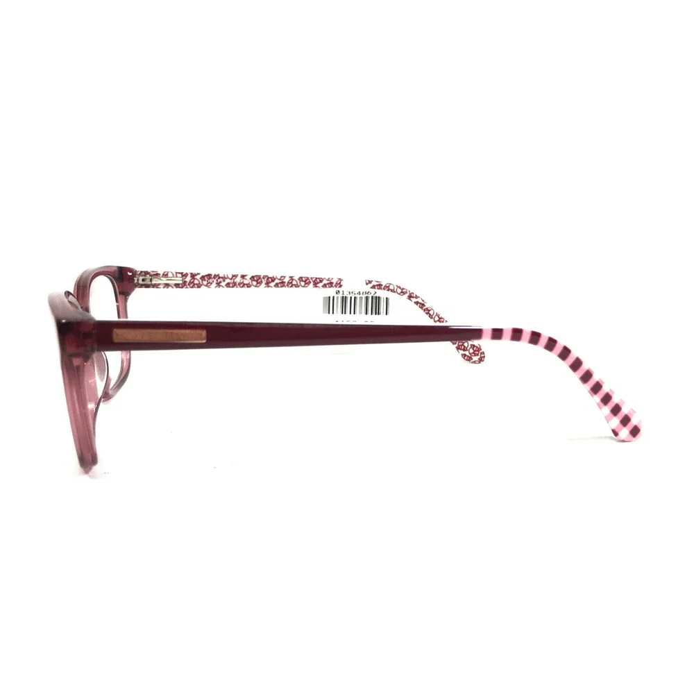 Draper James Eyeglasses Frames DJ1006 512 BERRY Red Purple White 46-16-130